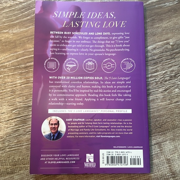 The 5 love languages by Gary chapman - Picture 2 of 2